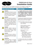 Puregas P550W Series Installation Manual