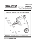 Tool Shop 207-1545 Operator's Manual