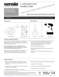 Sensio SE10615C0 Installation Instructions