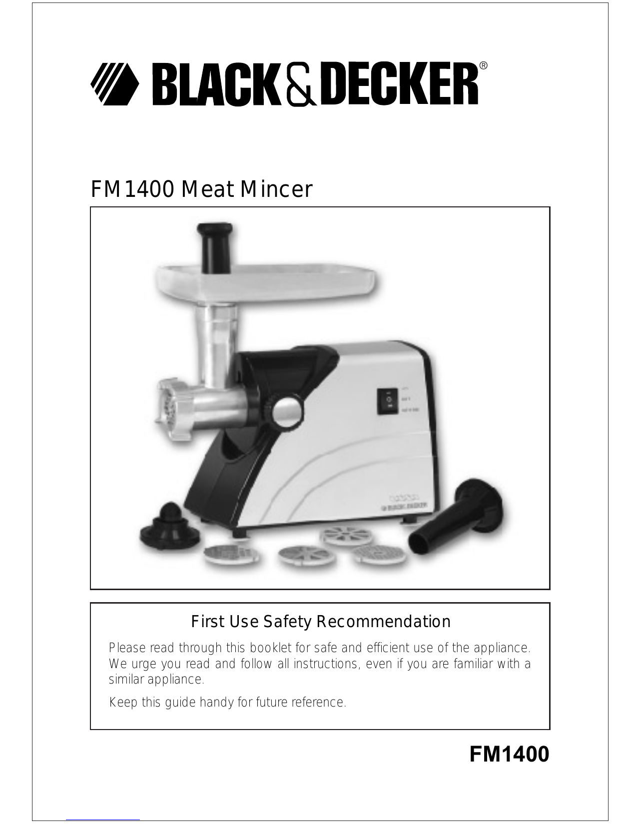 User manual Black & Decker FX400 (English - 28 pages)