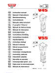 Montabert V55 User Manual