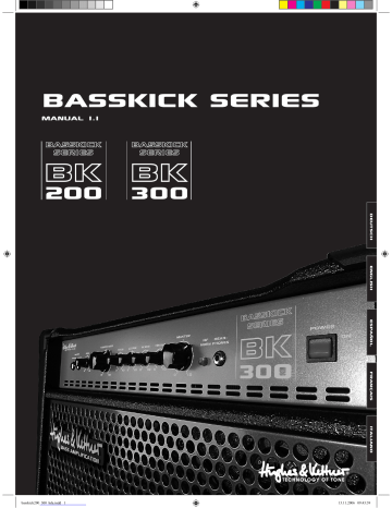 Hughes & Kettner BassKick 200, BassKick 300 Manual | Manualzz