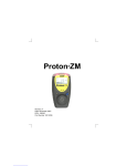 Scott Safety Proton ZM Manual - View Online