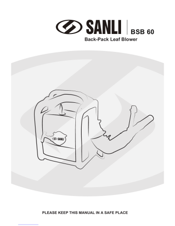 SANLI BSB 60 Operating instructions | Manualzz