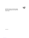 SGI Altix Quad-Port Copper Gigabit Ethernet PCI Express Low Profile Card User Manual