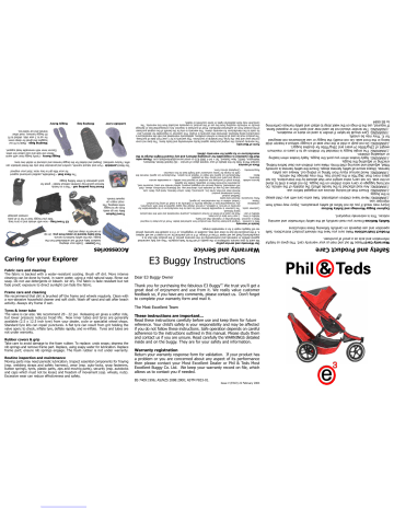 Phil and teds e3 hot sale manual