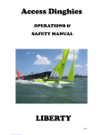Access Dinghies Liberty Operation &amp; Safety Manual