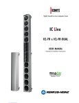iConyx Iconyx IC Live ICL-FR User Manual - RHAON-Empowered Steerable Loudspeaker