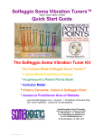 SomaEnergetics SomaTuners Quick Start Manual