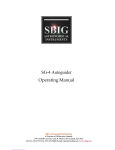 SBIG SG-4 Operating Manual
