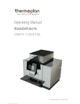 Thermoplan BW4c-CTM-F, BW4c-CTM-P Operating Manual