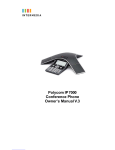 Intermedia Polycom IP 7000 Owner's Manual
