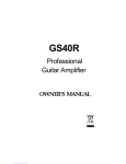 Invasion GS40R Owner's Manual