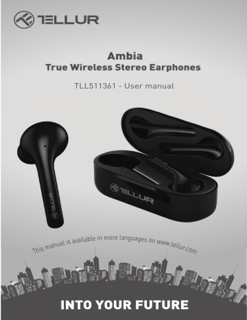 Tellur TLL511361 Ambia True Wireless Earphones User Manual | Manualzz