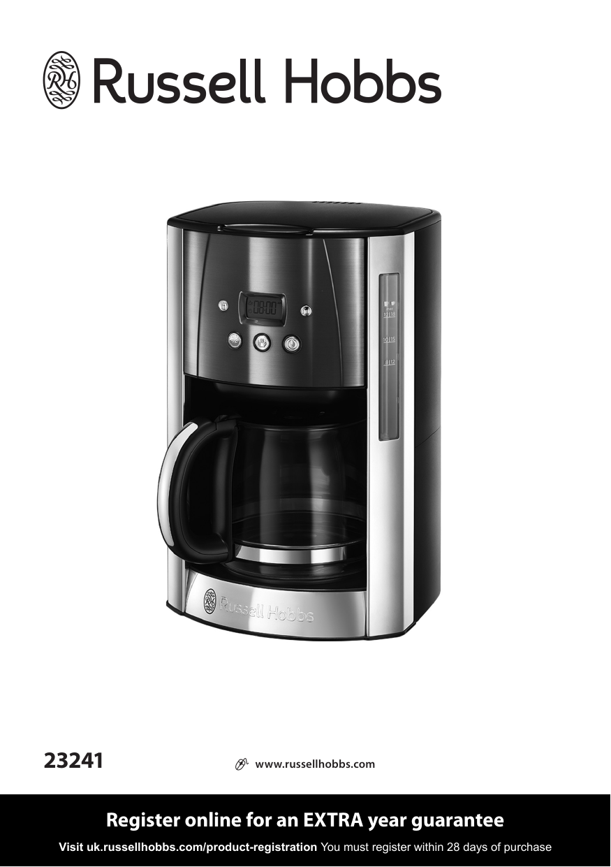 14101 Russell Hobbs Digital Filter Coffee Maker