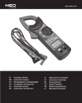 NEO TOOLS 94-002 Digital clamp meter Manuale del proprietario