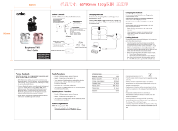 Kmart 42976691 True Wireless Earphones Instruction Manual Manualzz