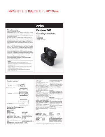 Kmart wireless 2025 earphones instructions