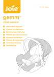 Jole gemm&trade; Group 0+ car seat instruction manual