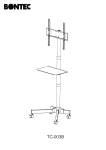 BONTEC Support TV roulettes Support Tele Mobile User Manual