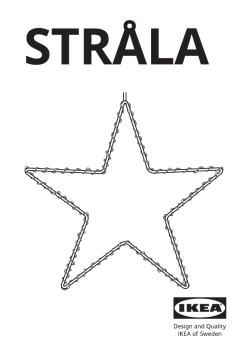 IKEA STRALA 70cm Lamp Shade Lace Instruction Manual