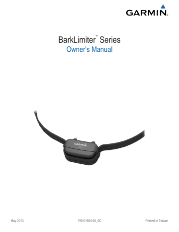 Garmin bark 2024 limiter manual