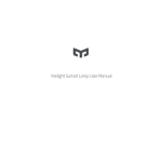 Yeelight Sunset Lamp 11 version R2 User Manual