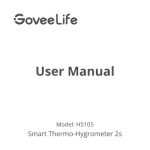 Govee H5105 Smart Thermo-Hygrometer User Manual