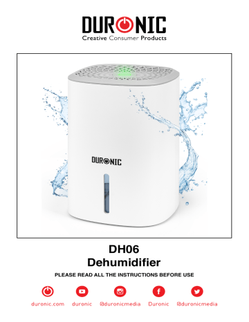 Duronic DH06 Bedienungsanleitung