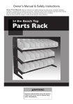 Maxworks STST3350 24-Bin Bench Storage Rack Set - 787x300x600mm Product Manual