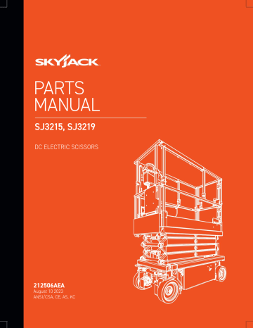 Skycoded Display Module. Skyjack SJ3215, SJ3219 | Manualzz