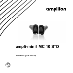 AMPLIFON ampli-mini I 5MC 10 STD Benutzerhandbuch