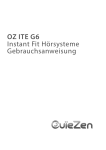 OUIEZEN OZ 40 ITE G6 Benutzerhandbuch