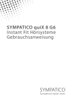 SYMPATICO quiX 8 G6 Benutzerhandbuch | Online lesen