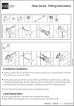 HiB NANO Towel Rail Fitting Instructions