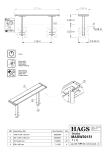 Hags 8037093 Park Bench Pixbo Installation Guide