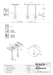 Hags 8037089 Table Pixbo Installation Guide