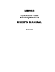 IBT Technologies MB968 User Manual