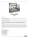 Hyd-Mech H22 A Manual:  Operation &amp; Maintenance Guide