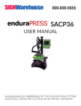 SignWarehouse enduraPRESS SD20 User Manual