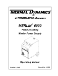 Merlin 6000 Plasma Cutter Operating Manual: AI Chat &amp; PDF Download