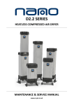 NANO D2.2 NDL Desiccant Dryer Service Manual