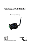 DMX4ALL 99-4801 Wireless ArtNet-DMX 1.1 Bedienungsanleitung