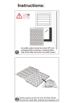 UBeesize MERV8 16x20x1 Pleated Air Filters Instruction manual