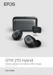 EPOS GTW 270 Hybrid Wireless Earbuds User Manual