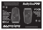 BaBylissPro FX3 Manual - Read &amp; Download