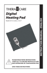Veridian Healthcare 24-312 Digital Heating Pad Moist/Dry Heat Therapy Manual