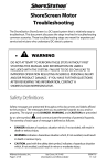 ShoreStation ShoreScreen Troubleshooting Guide