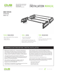 DV8 Offroad RRUN-02 Truck Bed Rack Installation Guide