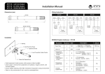 PPI STH 9C / STH 9V / STH 9D Operator Manual